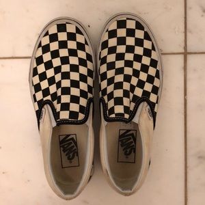 Vans checker print shoes!